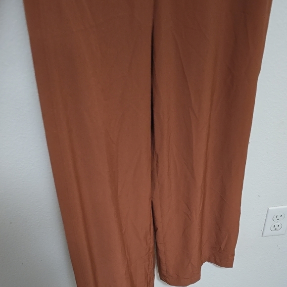 Women's Navy and Brown Jumpsuit - Picture 11 of 11